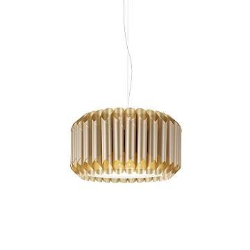 Sospensione Moderna Louise Polilux ® New Gold E Metallo Cromo 1 Luce E27 Sospensione Moderna Louise Polilux ® New Gold E Metallo Cromo 1 Luce E27