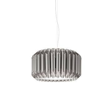 Sospensione Moderna Louise Polilux ® Argento E Metallo Cromo 1 Luce E27 Sospensione Moderna Louise Polilux ® Argento E Metallo Cromo 1 Luce E27