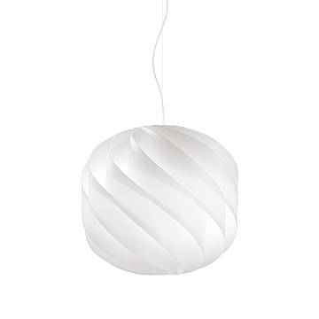 Sospensione Da Esterno Moderna Globe Polilux ® Bianco 1 Luce E27 D40Cm