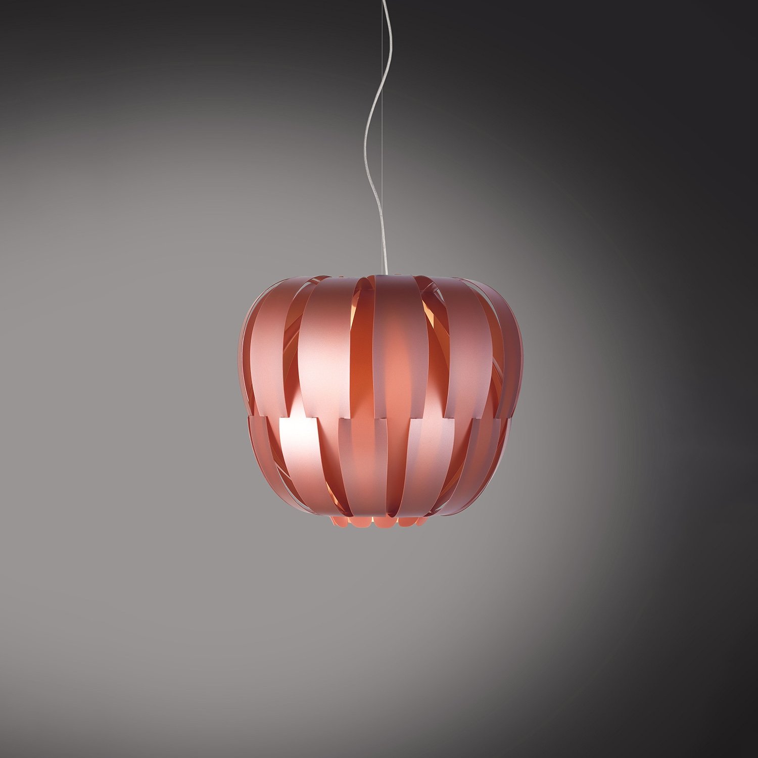 Sospensione Da Esterno Moderna Queen Polilux ® Pink Metal 1 Luce E27 OUT/QN/S/29/PKM