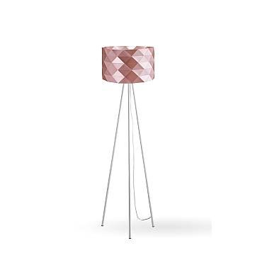 Piantana Moderna 3 Piediprisma Polilux ® Pink Metal E Metallo 1 Luce E27