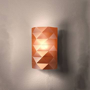Applique Moderna Prisma Polilux ® Rame 1 Luce E27