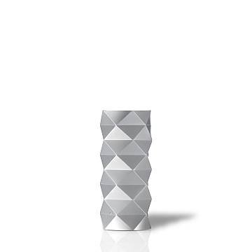 Lampada Da Scrivania-Ufficio Moderna Prisma Polilux ® Argento 1 Luce E27