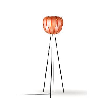 Piantana Moderna 3 Piediqueen Polilux ® Rame E Metallo 1 Luce E27