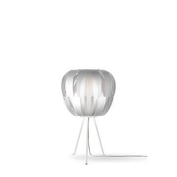 Lampada Da Scrivania Moderna Queen Polilux ® Argento E Metallo 1 Luce E27
