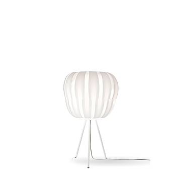 Lampada Da Scrivania 3 Piedi Moderna Queen Polilux ® Bianco E Metallo 1 Luce E27