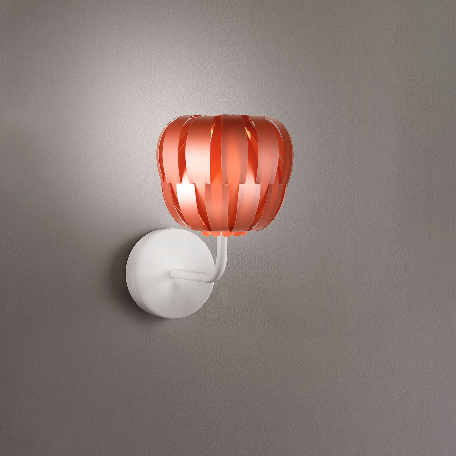 Applique Moderna Queen Polilux ® Rame E Metallo 1 Luce E14 QN/A/19/COP