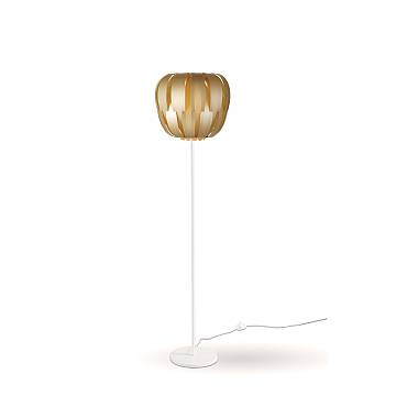 Piantana Moderna Queen Polilux ® New Gold E Metallo 1 Luce E27