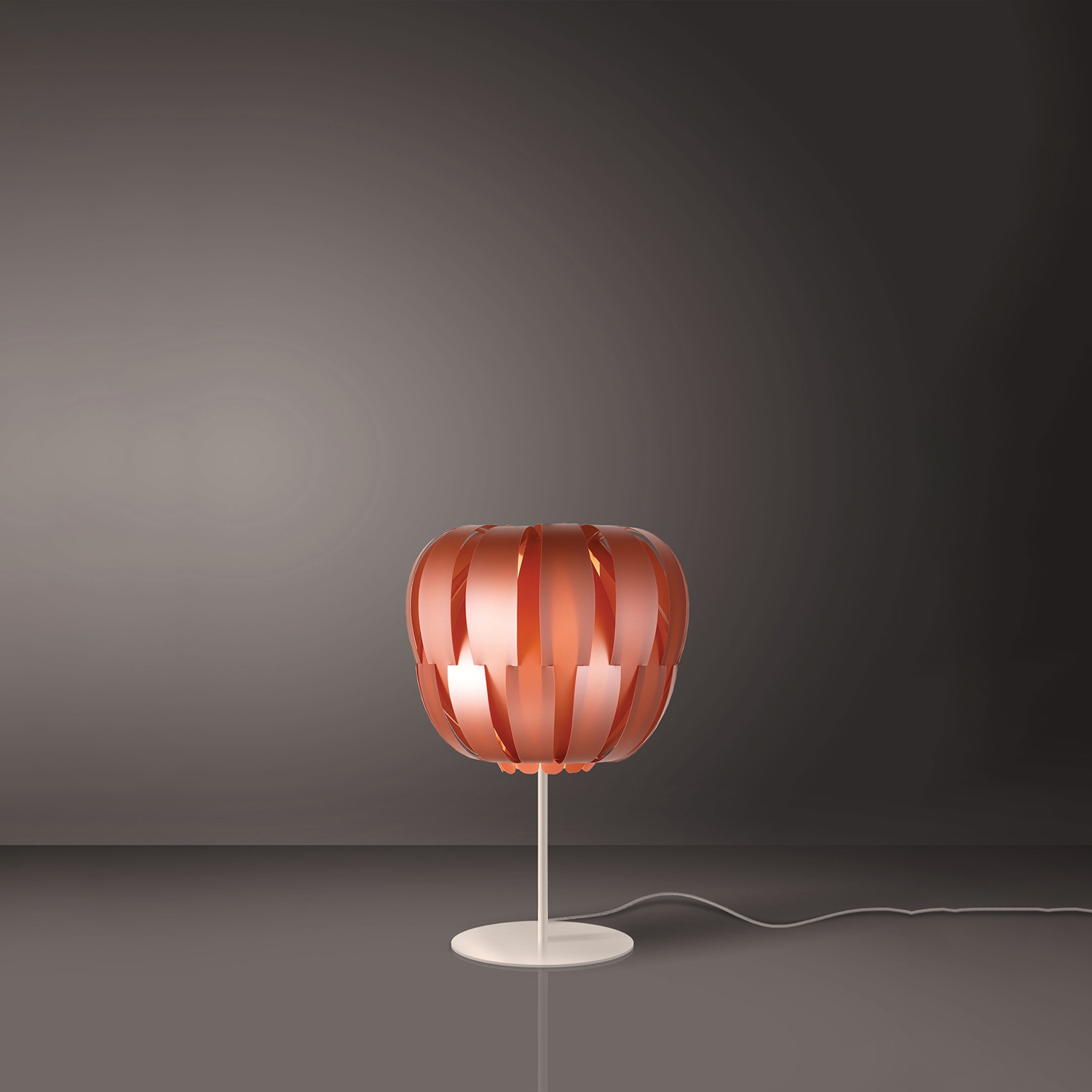 Lampada Da Scrivania-Ufficio Moderna Queen Polilux ® Rame E Metallo 1 Luce E14 QN/T/33/COP