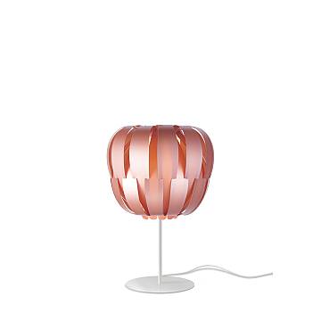 Lampada Da Scrivania Moderna Queen Polilux ® Pink Metal E Metallo 1 Luce E14