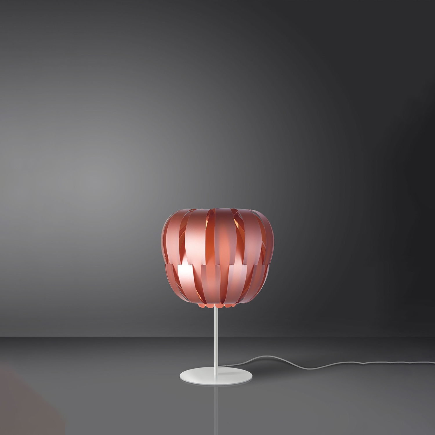 Lampada Da Scrivania Moderna Queen Polilux ® Pink Metal E Metallo 1 Luce E14 QN/T/33/PKM