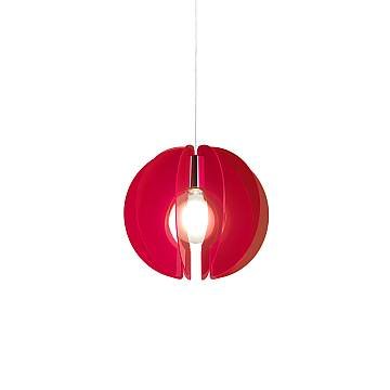 Sospensione Moderna Space Collection Polilux ® Rosso Fluorescente 1 Luce E27 Sospensione Moderna Space Collection Polilux ® Rosso Fluorescente 1 Luce E27