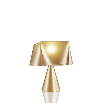 Lampada Da Scrivania Moderna Wanda Polilux ® New Gold 1 Luce E14 Lampada Da Scrivania Moderna Wanda Polilux ® New Gold 1 Luce E14