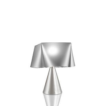 Lampada Da Scrivania Moderna Wanda Polilux ® Argento 1 Luce E14 Lampada Da Scrivania Moderna Wanda Polilux ® Argento 1 Luce E14