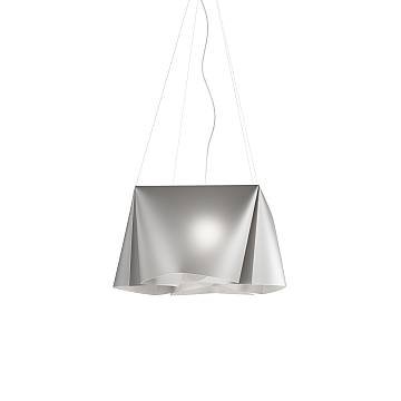 Lampadario Moderno Wanda Polilux ® Argento E Metallo Cromo 3 Luci E27 Lampadario Moderno Wanda Polilux ® Argento E Metallo Cromo 3 Luci E27