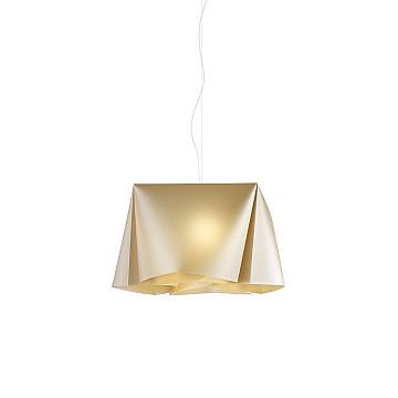 Sospensione Moderna Wanda Polilux ® New Gold E Metallo Cromo 1 Luce E27 D45Cm Sospensione Moderna Wanda Polilux ® New Gold E Metallo Cromo 1 Luce E27 D45Cm
