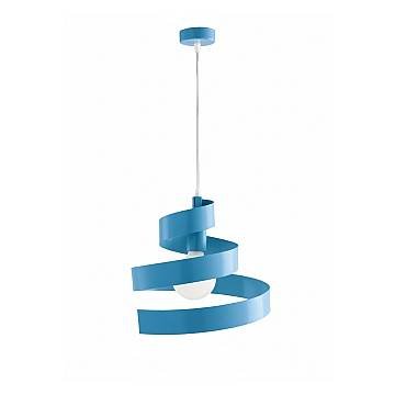 Sospensione Helix 1 Luce Blu e Bianco LuceArt Classic Sospensione Helix 1 Luce Blu e Bianco LuceArt Classic