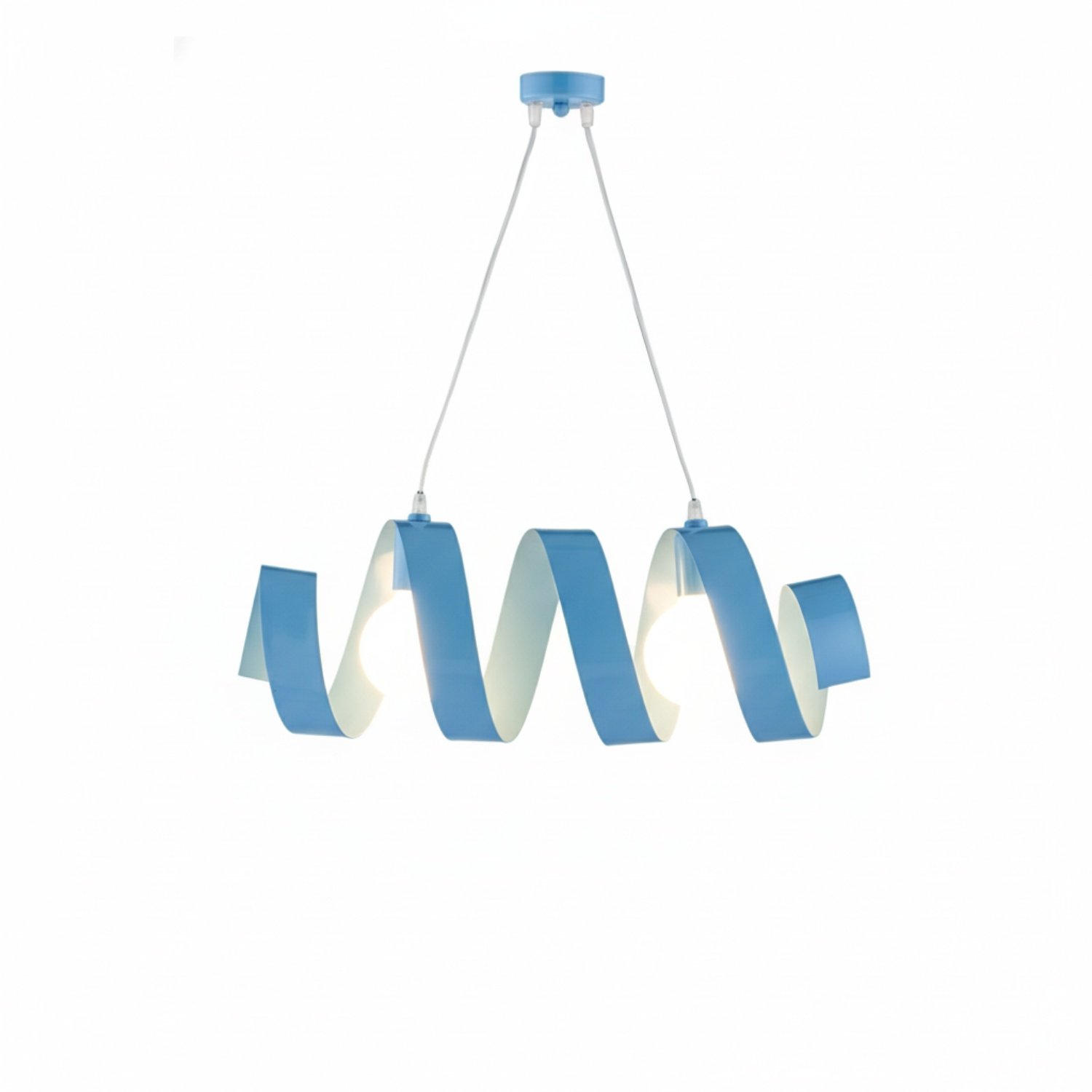 Sospensione Helix 2 Luci Blu LuceArt Classic BL141-2-BL