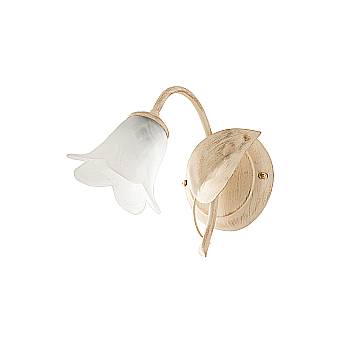 Applique Arte Povera Limone 1 Luce Avorio e Bianco LuceArt Classic