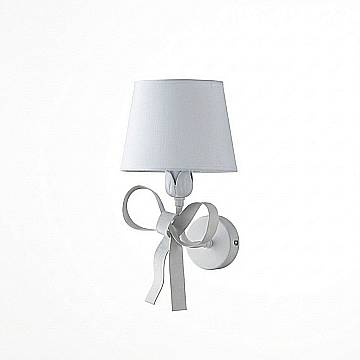 Applique Shabby Chic Lucy 1 Luce Bianco LuceArt Classic
