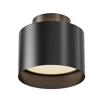 Maytoni Lampada da soffitto moderna Planet 1 luce LED integrato nero metallo Maytoni Lampada da soffitto moderna Planet 1 luce LED integrato nero metallo