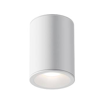Maytoni Lampada da soffitto moderna Zoom 1 luce GU10 bianco metallo Maytoni Lampada da soffitto moderna Zoom 1 luce GU10 bianco metallo
