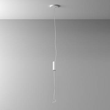 Maytoni Sospensione Zon 1 luce bianco alluminio Maytoni Sospensione Zon 1 luce bianco alluminio