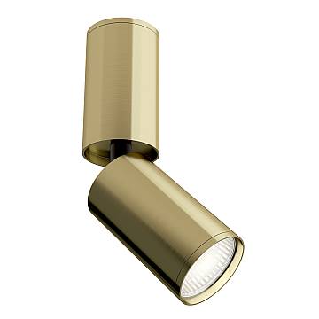 Maytoni Lampada da soffitto moderna FOCUS S 1 luce GU10 ottone metallo