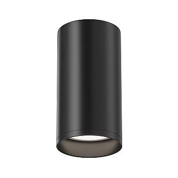 Maytoni Lampada da soffitto moderna FOCUS S 1 luce GU10 nero metallo