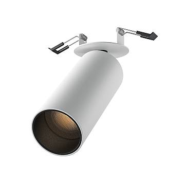 Maytoni Lampada da Incasso FOCUS LED 1 luce LED integrato bianco alluminio Maytoni Lampada da Incasso FOCUS LED 1 luce LED integrato bianco alluminio