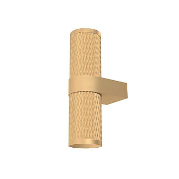 Maytoni applique moderna Focus Design 2 luci GU10 oro alluminio