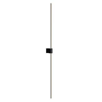 Maytoni applique moderna Pars 1 luce LED integrato nero metallo Maytoni applique moderna Pars 1 luce LED integrato nero metallo