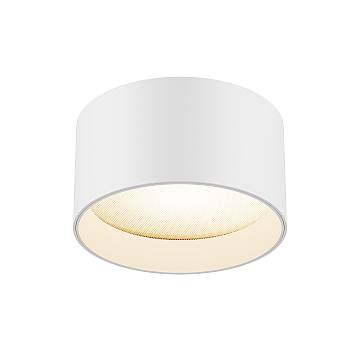 Maytoni Lampada da soffitto moderna Vega 1 luce LED integrato bianco alluminio