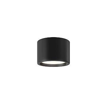 Maytoni Lampada da soffitto Hydra 1 luce LED integrato nero alluminio