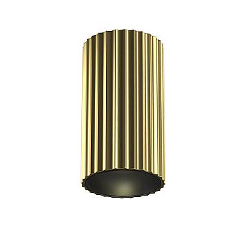 Maytoni Plafoniera design Calipso 1 luce GU10 ottone alluminio