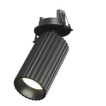 Maytoni Plafoniera design Calipso 1 luce GU10 nero alluminio Maytoni Plafoniera design Calipso 1 luce GU10 nero alluminio