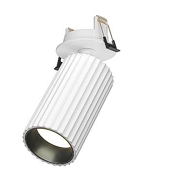 Maytoni Plafoniera design Collezione Calipso 1 luce GU10 bianco alluminio Maytoni Plafoniera design Collezione Calipso 1 luce GU10 bianco alluminio