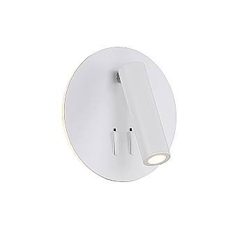 Maytoni applique moderna Ios 176 1 luce LED integrato bianco metallo