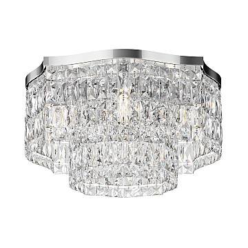 Maytoni Plafoniera Contemporanea Dune 6 luci E14 cromo metallo cristallo