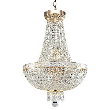 Maytoni Lampadario contemporaneo Bella 6 luci E14 oro metallo diffusori metallo