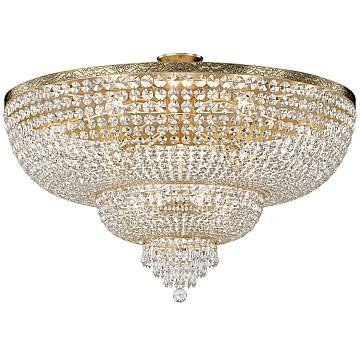 Maytoni Plafoniera contemporanea Palace 18 luci E27 oro metallo cristallo