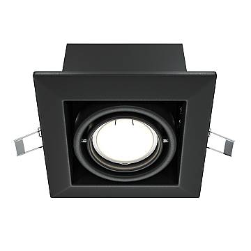 Maytoni Lampada Da Incasso Metal Modern 1 luce GU10 nero metallo Maytoni Lampada Da Incasso Metal Modern 1 luce GU10 nero metallo