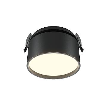Maytoni Faretto Onda 1 luce LED integrato nero alluminio Maytoni Faretto Onda 1 luce LED integrato nero alluminio