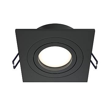 Maytoni Faretto Atom 1 luce GU10 nero alluminio
