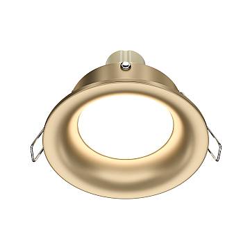 Maytoni Lampada da incasso Slim 1 luce GU10 oro alluminio Maytoni Lampada da incasso Slim 1 luce GU10 oro alluminio