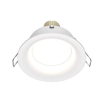 Maytoni Lampada da incasso Slim 1 luce GU10 bianco alluminio Maytoni Lampada da incasso Slim 1 luce GU10 bianco alluminio