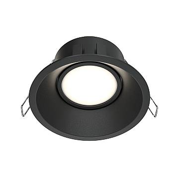 Maytoni Lampada da incasso Dot 1 luce GU10 nero alluminio Maytoni Lampada da incasso Dot 1 luce GU10 nero alluminio