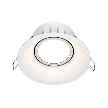 Maytoni Lampada da incasso Dot 1 luce GU10 bianco alluminio Maytoni Lampada da incasso Dot 1 luce GU10 bianco alluminio