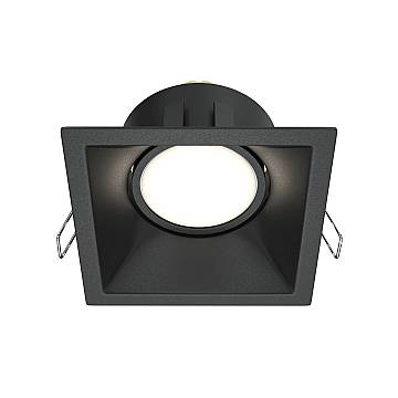 Maytoni Lampada da Incasso Dot 1 luce GU10 nero alluminio Maytoni Lampada da Incasso Dot 1 luce GU10 nero alluminio