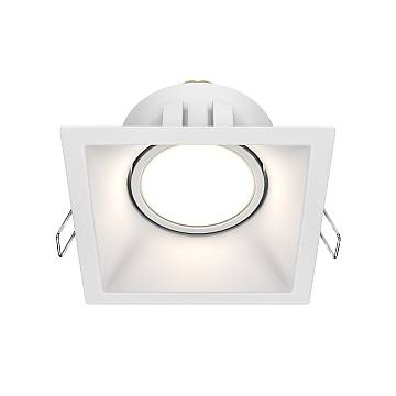 Maytoni lampada da incasso Dot 1 luce GU10 bianco alluminio Maytoni lampada da incasso Dot 1 luce GU10 bianco alluminio